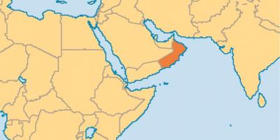Oman peta di peta dunia