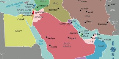 Peta Oman peta timur tengah